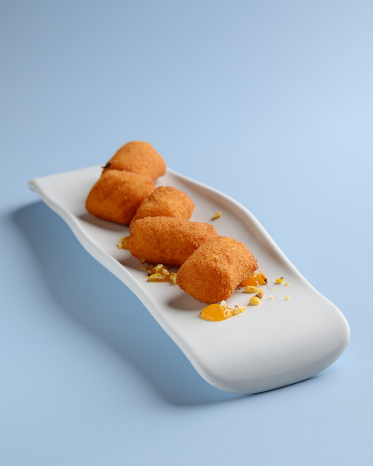 Croqueta de Huevo y York