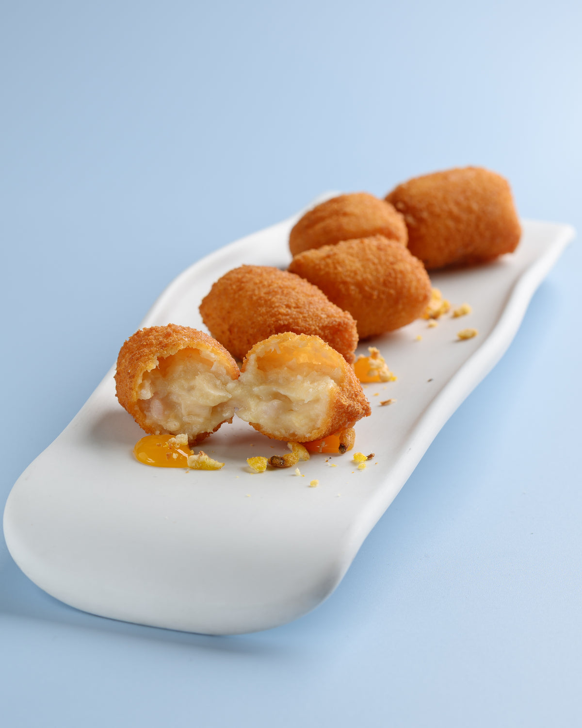Croqueta de Huevo y York