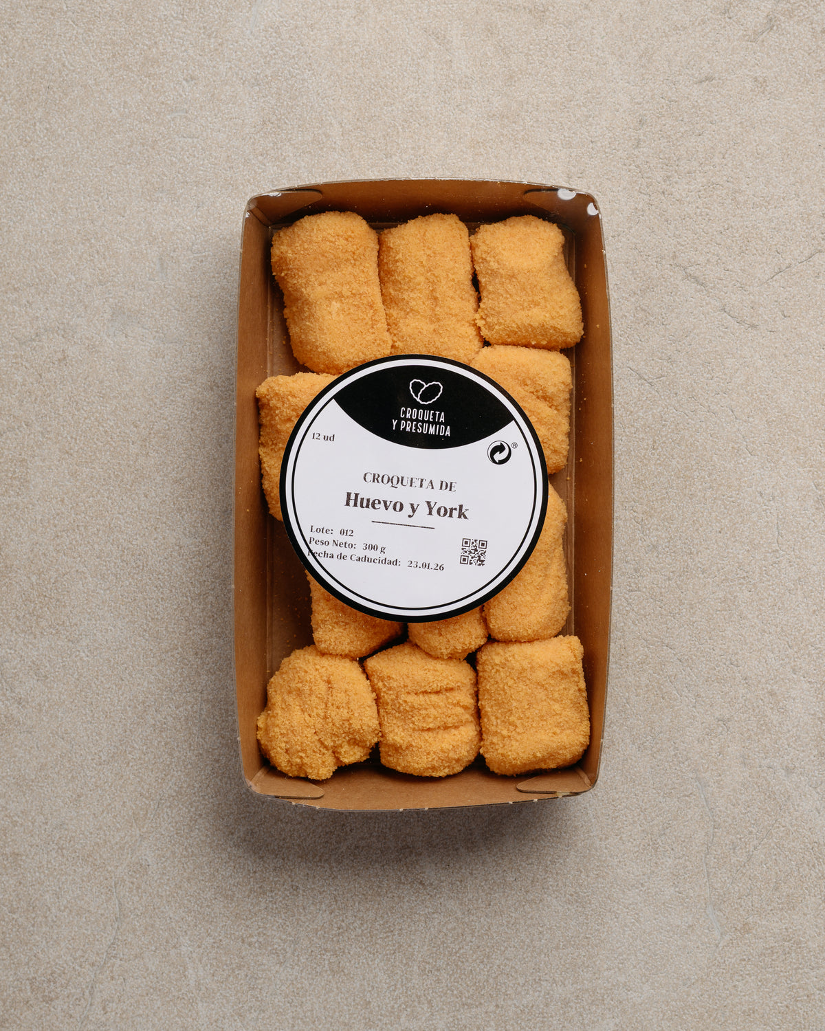 Croqueta de Huevo y York