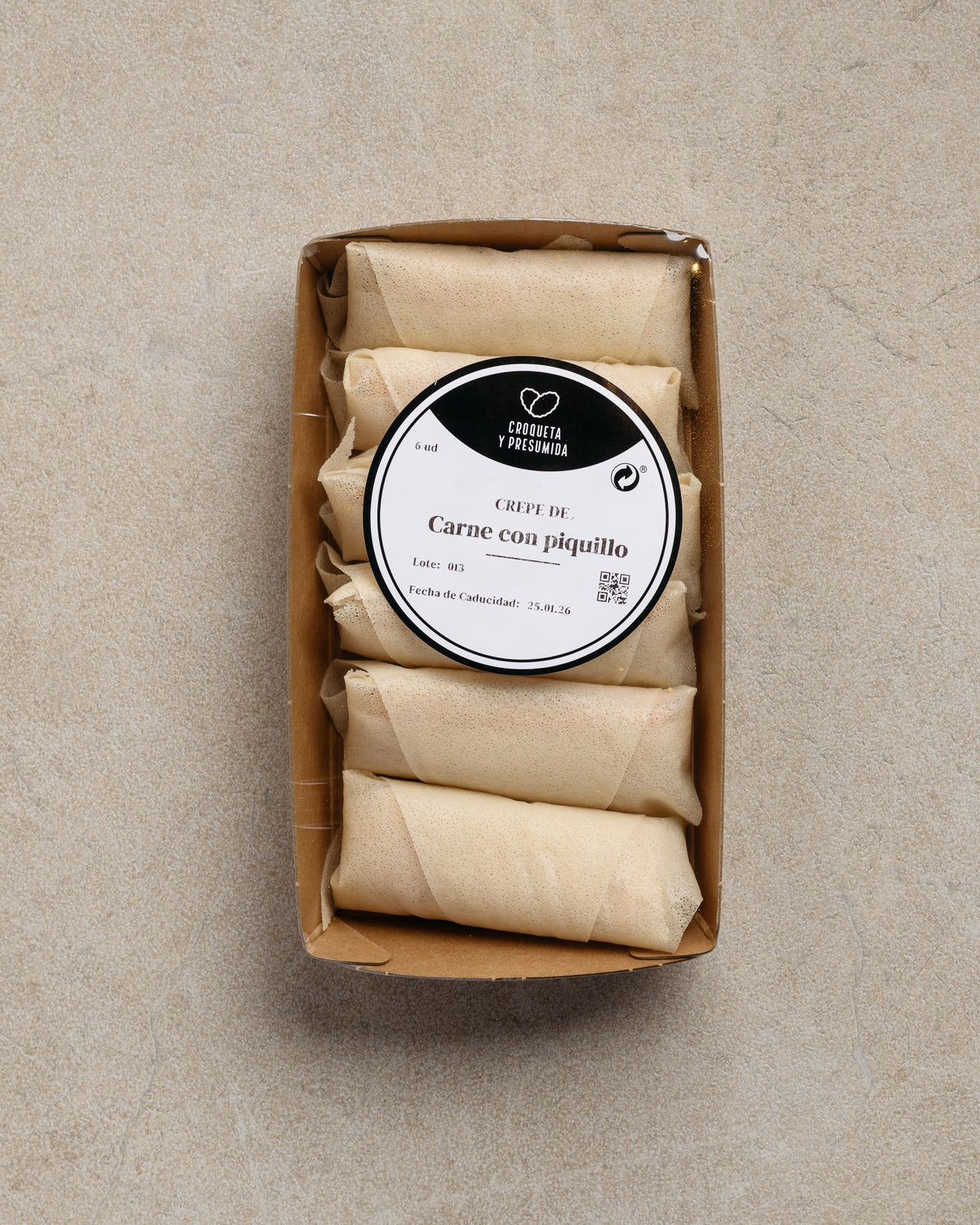 Crepe de Carne con Piquillo