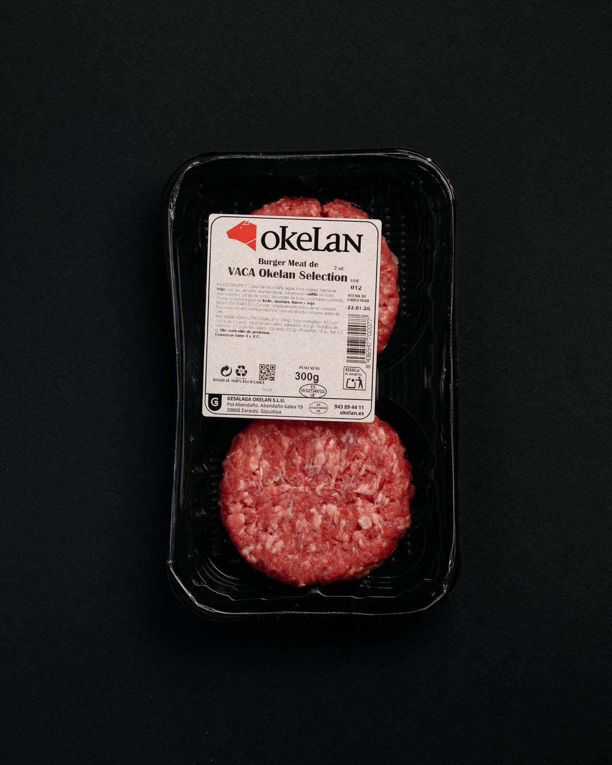 Burger Meat Vaca Okelan Selection 1