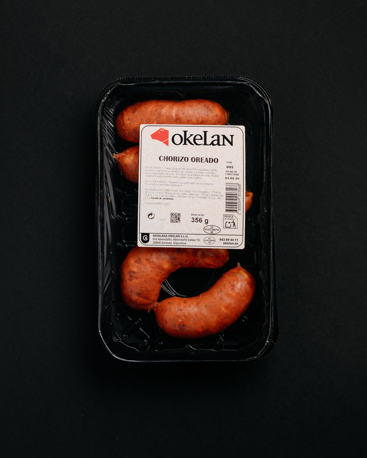 Chorizo Oreado Okelan 1
