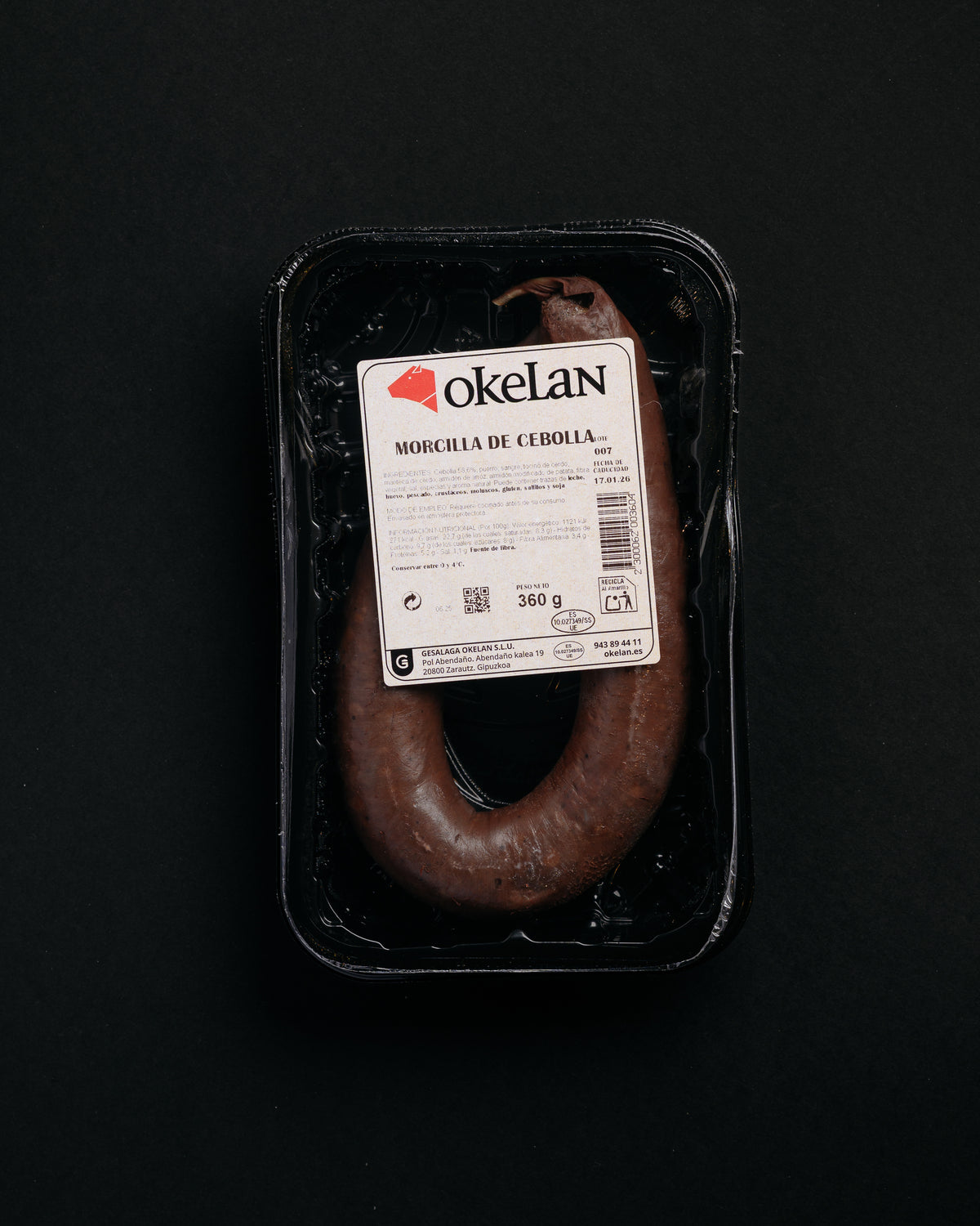 Morcilla de Cebolla Okelan 1